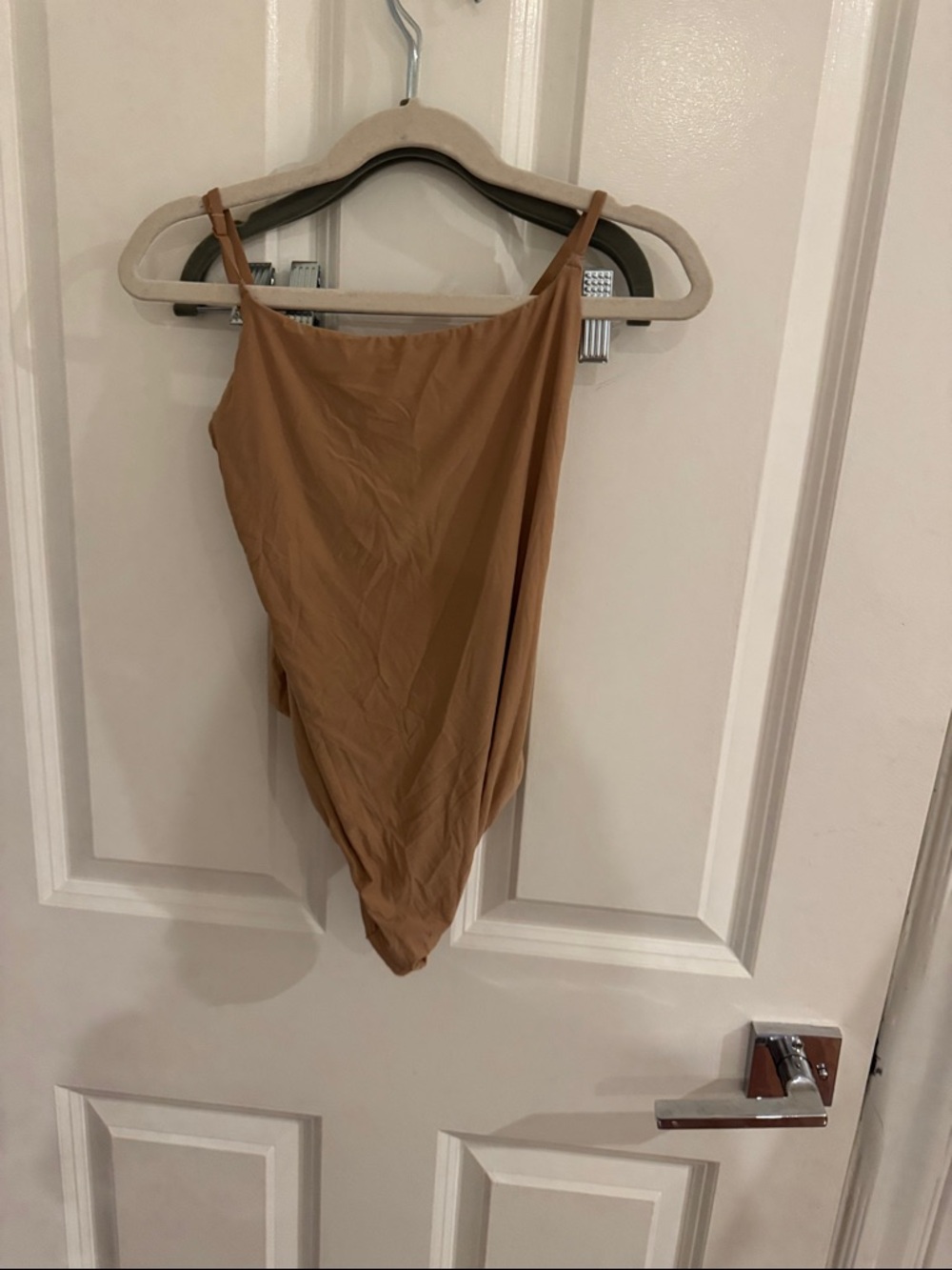 Camel brown bodysuit